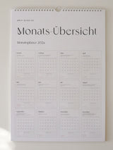 Wandkalender 2024 – Monatsplaner | DIN A3