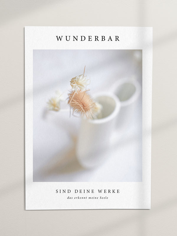 Poster – Wunderbar | DIN A3