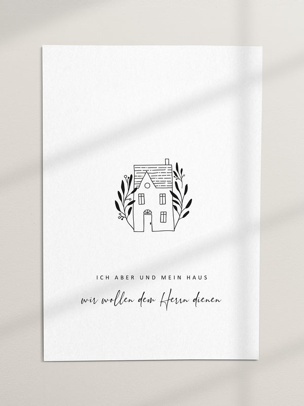 Poster – Ich Und Mein Haus | DIN A3