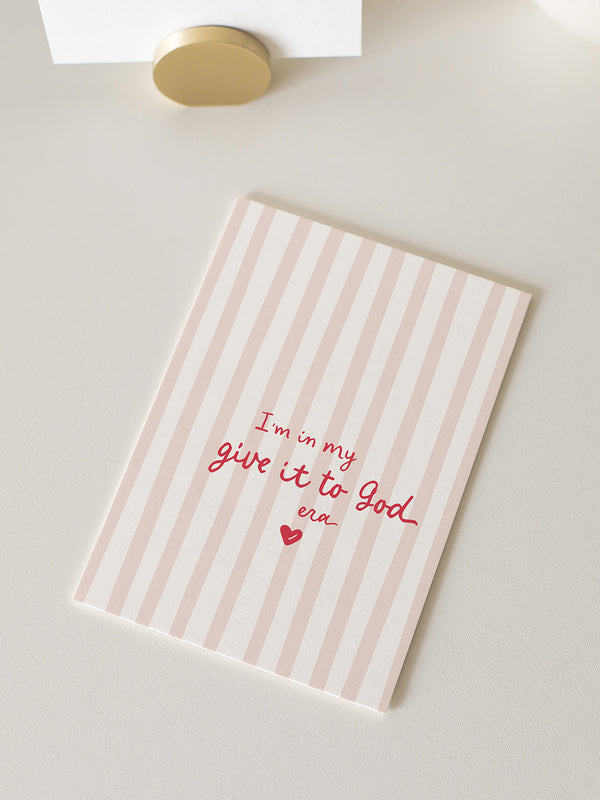 Postkarte – In My Give It To God Era