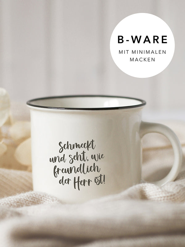 B-Ware | Keramik-Tasse – Schmeckt Und Seht