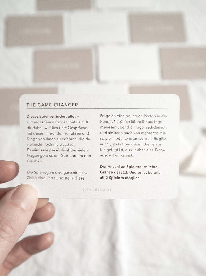 The Game Changer – Kartenspiel