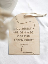 Holzschild – Du zeigst mir den Weg