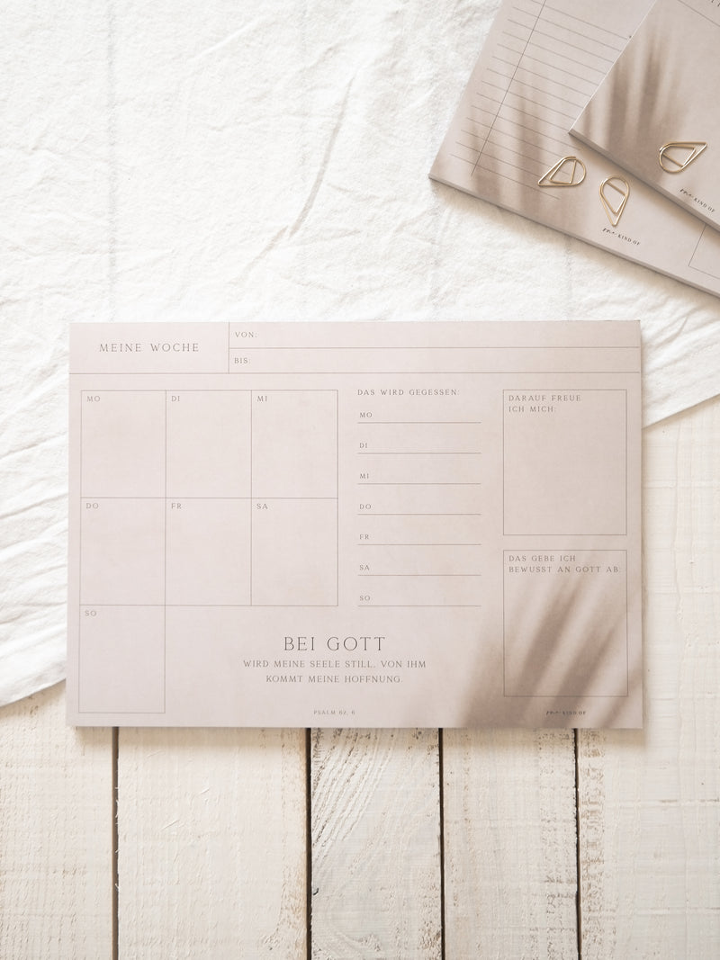 Planer "Meine Woche" – DIN A4