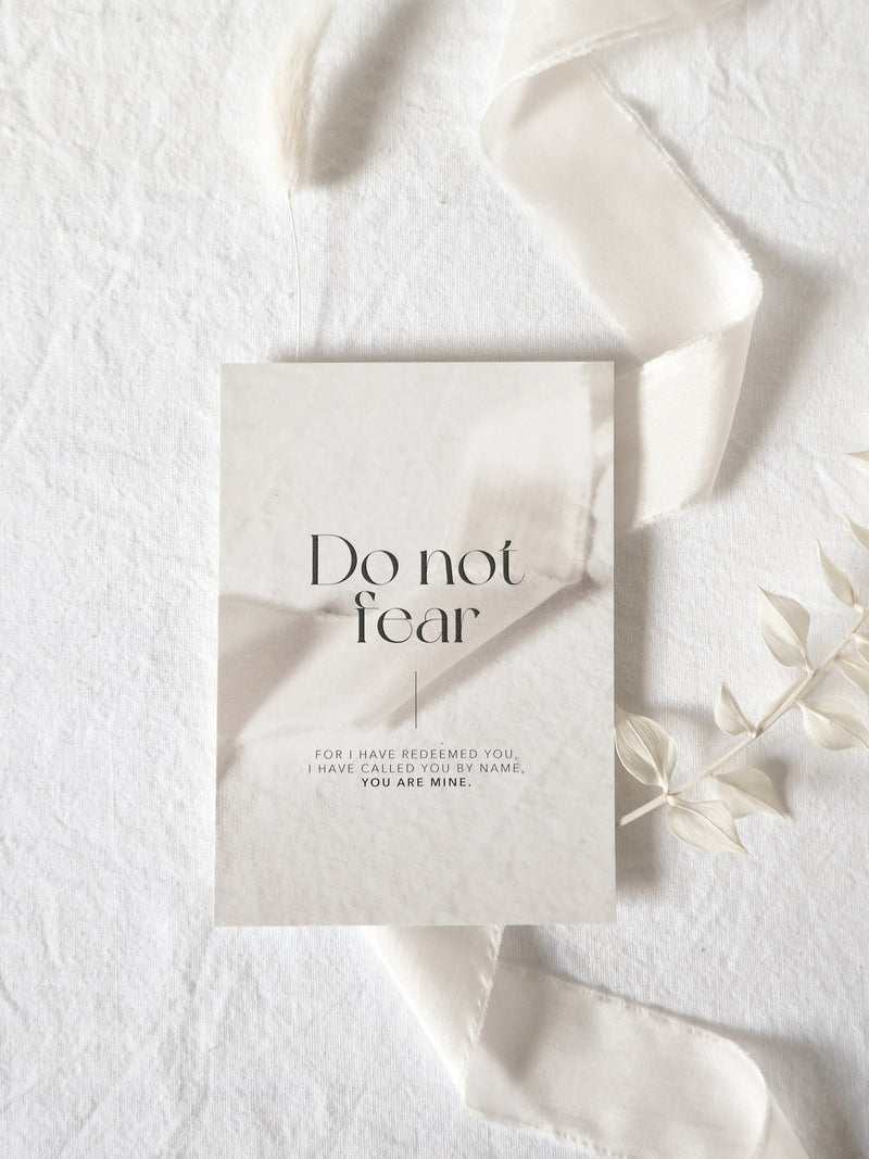 Postkarte – Do Not Fear