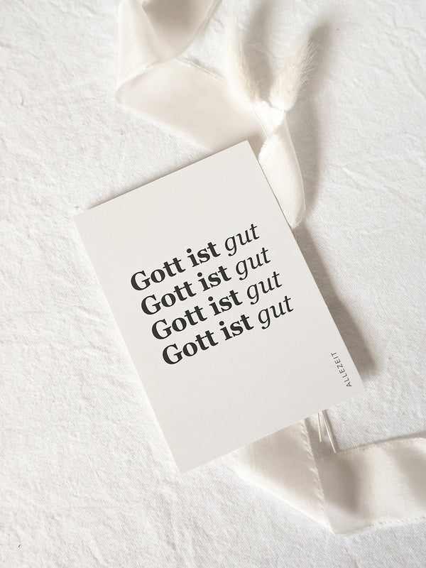 Postkarte – Gott Ist Gut