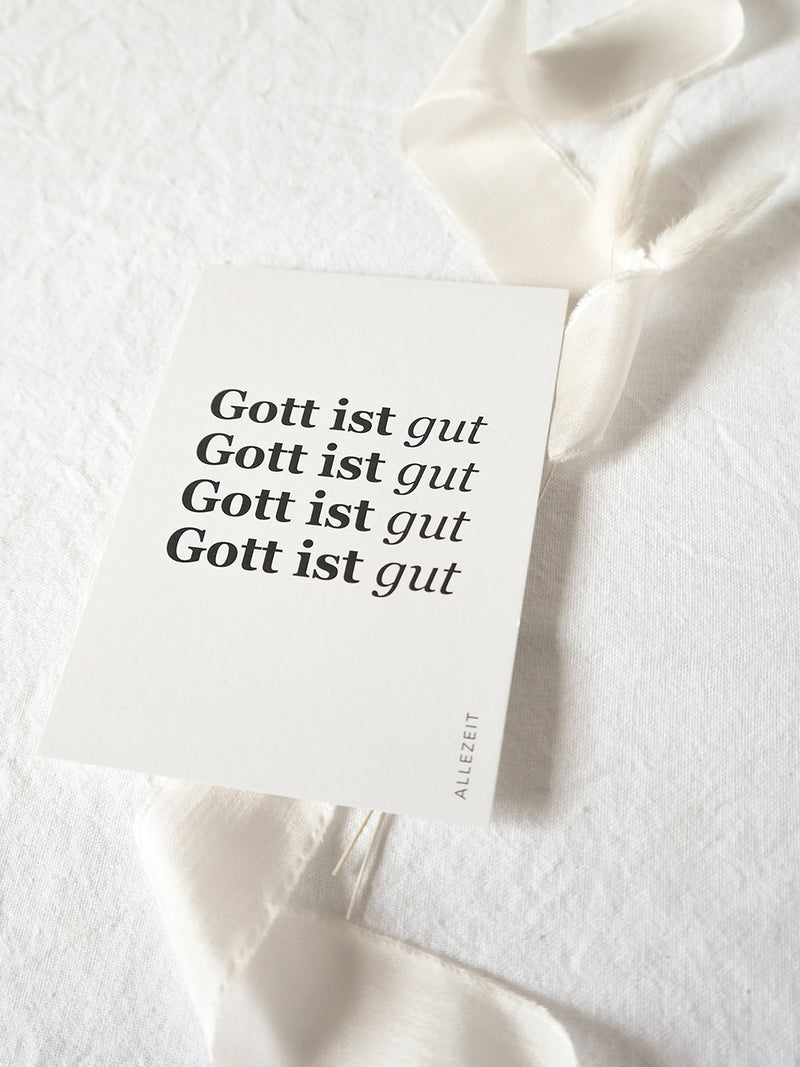Postkarte – Gott Ist Gut