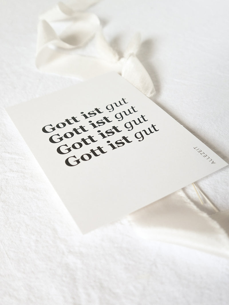 Postkarte – Gott Ist Gut