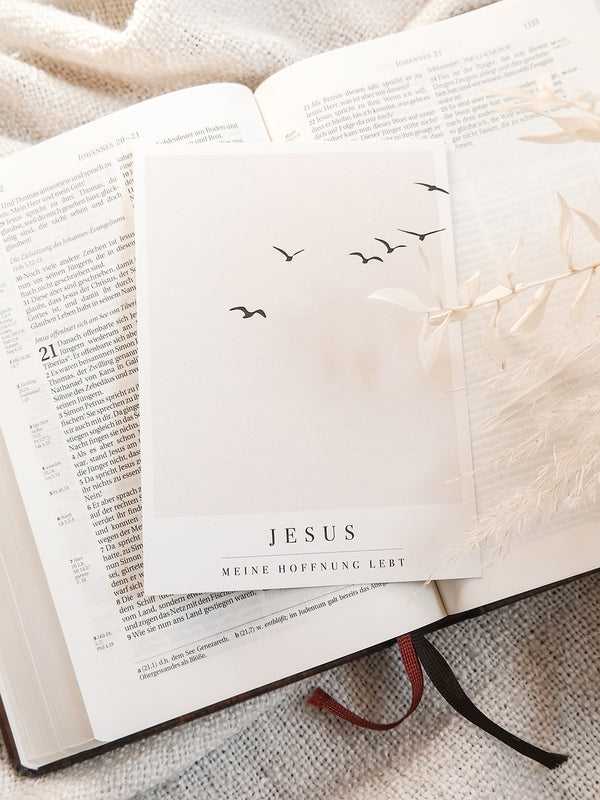 Postkarte – Jesus Meine Hoffnung Lebt
